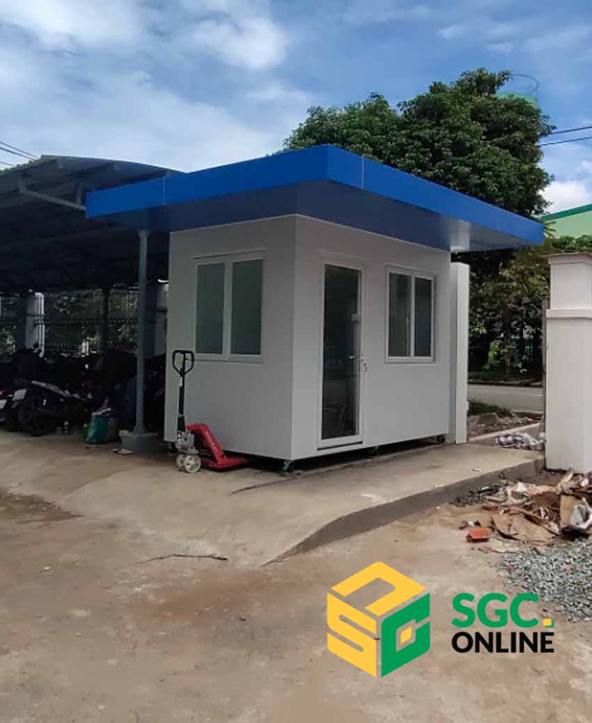 Cabin Bảo Vệ Khung Thép Mái Bằng SG201 1 Cabin bảo vệ khung thép mái bằng SG201