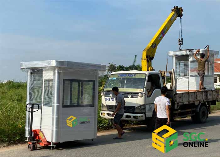lắp đặt nhà bảo vệ