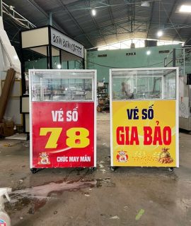 Tủ bán vé số nhỏ 60cm -VS66