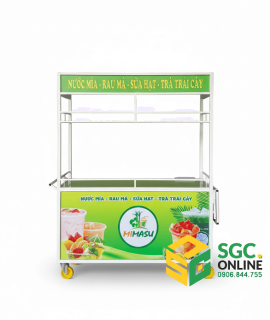 xe bán hàng giá rẻ BH17 màu xanh lá